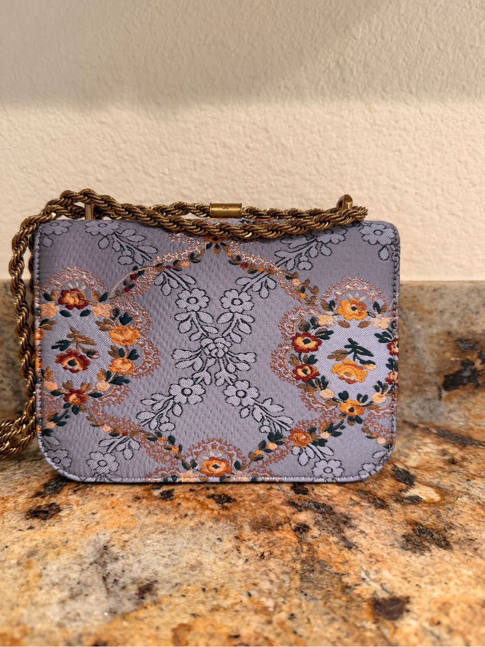 Tory Burch Eleanor Brocade Shoulder & Crossbody - Sea Frost - Picture 3 of 7